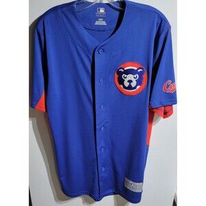Genuine Merchandise Chicago Cubs Shirt Jersey Blue Size M
